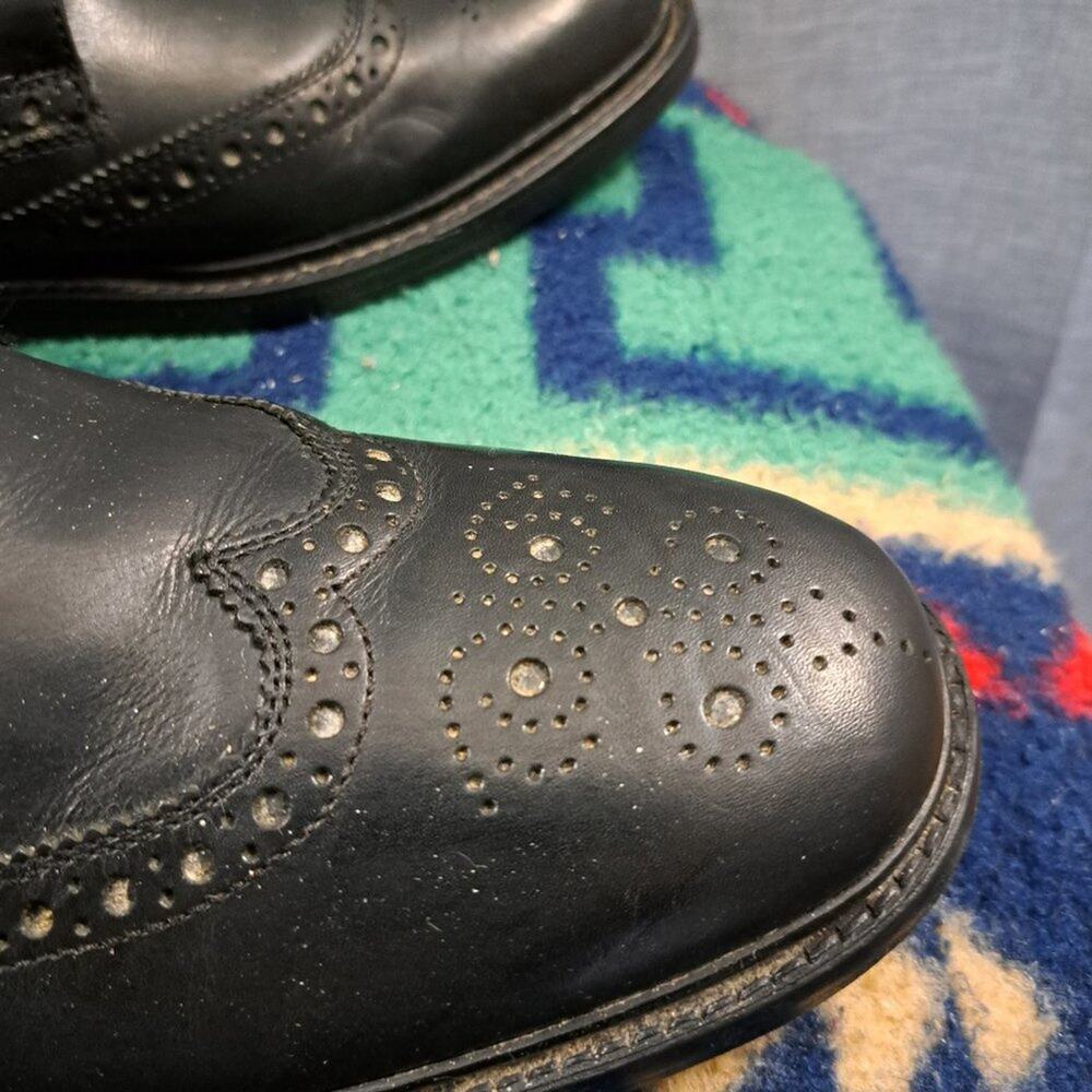 %Cole Haan Boots Men Leather Black Size 10.5M / D11 - Picture 11 of 14